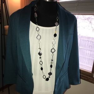 Green/teal blazer